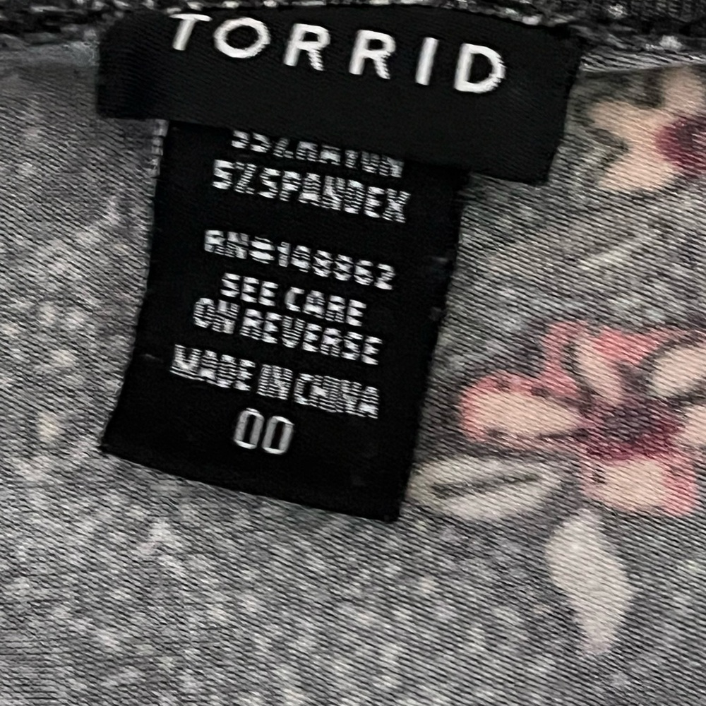 Torrid Floral Dress Sz 00 - Picture 8 of 8